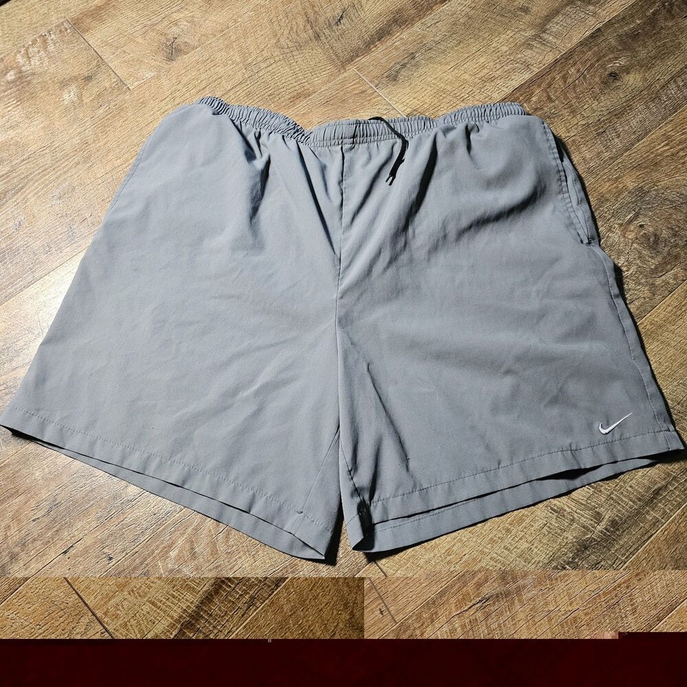2 Pair Nike Dri-FIT Running Shorts Men’s XL Gray/Black Athletic Gym Drawstring